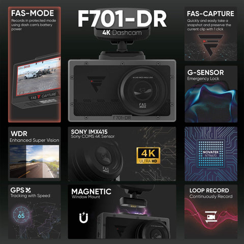 F701-DR Best Dash Cam for car