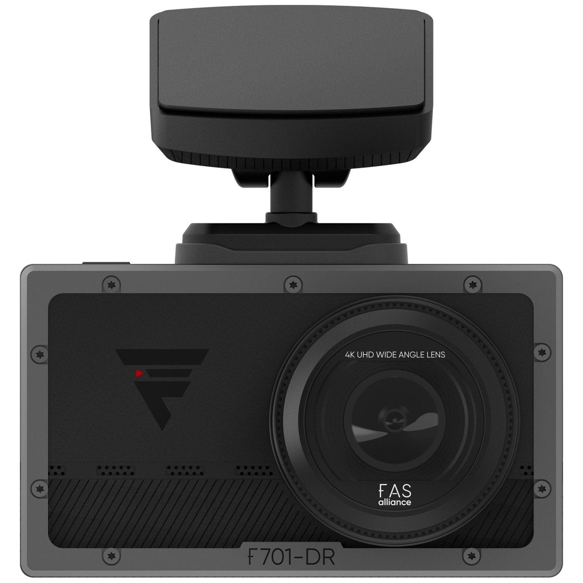 Fas Alliance Upgraded F701 Dash Cam Include Free 128G SD Card, 4K Front 3840x2160 Uhd, Built-in GPS, 135.6° Wide Angle Dashboard